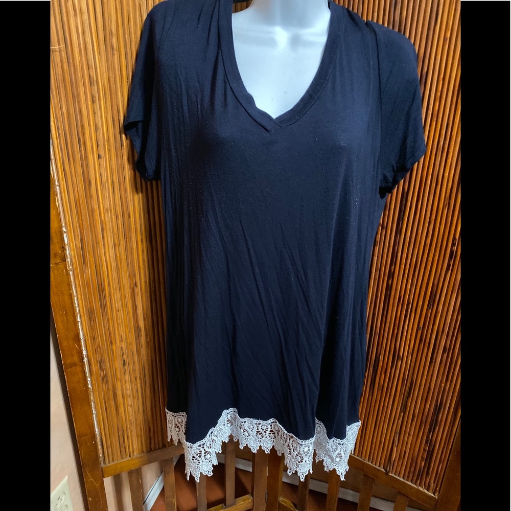 A
Navy casual top. Plus